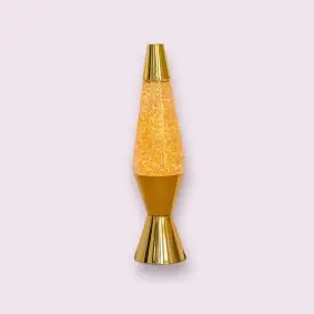 Glitterlampe - guld - EL-ARTIKLER