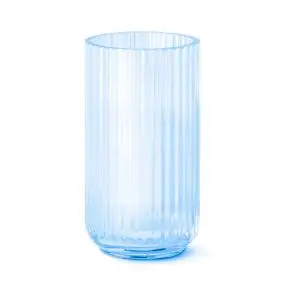 LYNGBY Vase glas 20 cm - lyseblå - VASER