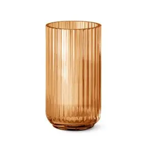 LYNGBY Vase glas 20 cm - amber - VASER