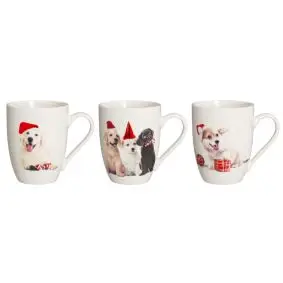 WINTERIA Julekrus med hunde ass. motiver - 1 stk - STEL