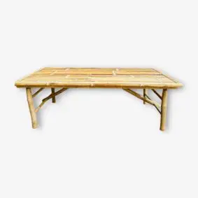 BAMBUSA Bambus sofabord 140 x 70 cm - HAVEBORDE