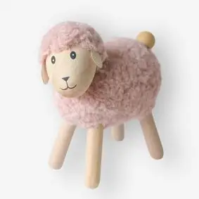 DACORE Træfigur får rosa - 23 cm - PYNT & FIGURER