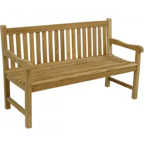 TEAK Havebænk boston - 3 pers / 150 cm - HAVEBÆNKE
