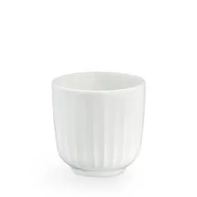 KÄHLER Hammershøi espresso kop 10 cl - hvid - KOPPER & KRUS