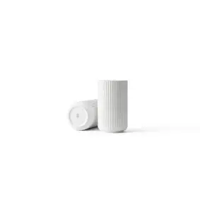 LYNGBY Porcelæn vase 25 cm - hvid - VASER