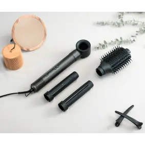 HÄWS Beauty hot air styler m/4 hoveder 1500W - grå - EL