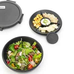 BRABANTIA Salatskål 1,3 liter - antracit - OPBEVARING
