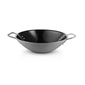 EVA TRIO Grey line wokpande keramisk - 32 cm - GRYDER & PANDER