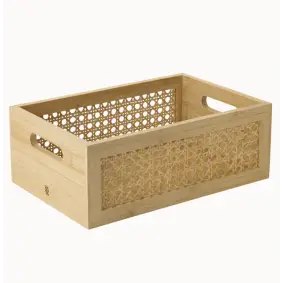 RIG-TIG Bamboo opbevaringskasse 20 x 30 cm - natur - BOLIG & FRITID