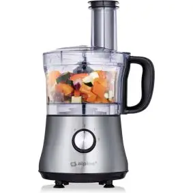 ALPINA Foodprocessor 500 watt - stål - KØKKENMASKINER