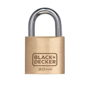 BLACK & DECKER Hængelås 30 mm - DIVERSE