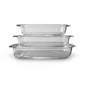 Fadsæt i glas - 3 stk - OVNFAST