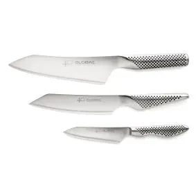 GLOBAL 40 års jubilæums knivsæt 3 dele - G-4, GS-58 & GS-110 - GLOBAL KNIVE
