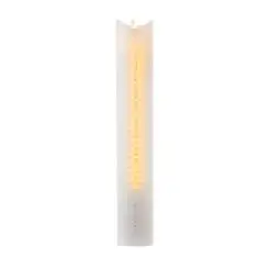 SIRIUS Kalenderlys sara hvid m/ guld prikker - H29 cm -