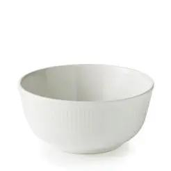 AIDA Groovy skål 14 cm porcelæn - hvid -