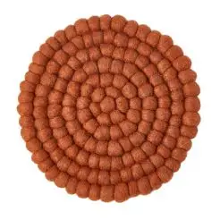 DACORE Bordskåner minidots Ø20 cm - terracotta -