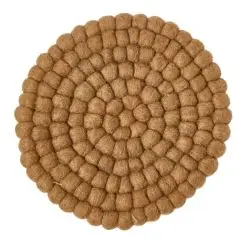 DACORE Bordskåner minidots Ø20 cm - mørk sand -