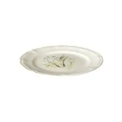 DACORE Flora dessert tallerken med blomst Ø20 cm - grøn -