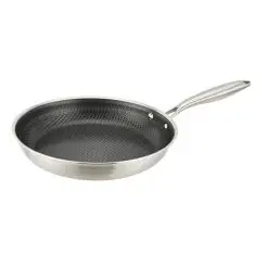 Hybrid stegepande stål m/keramisk belægning - 32 cm - 