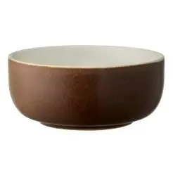 STUDIO ROUND North skål 11 cm - mat brun/mat hvid -