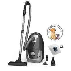 TEFAL Støvsuger compact power animal -  sort - 