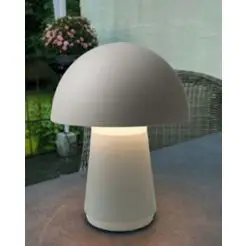 VELI LINE Genopladelig bordlampe med touch  - taupe - 