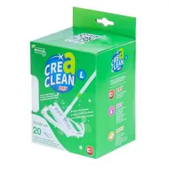CREA CLEAN Dry wipe L 21 x 28 cm - 20 stk - 
