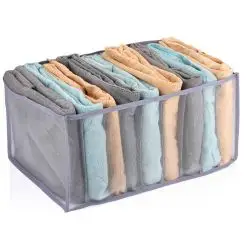 ALPINA Tøjopbevaring med 9 rum - 44x29x22 cm - 