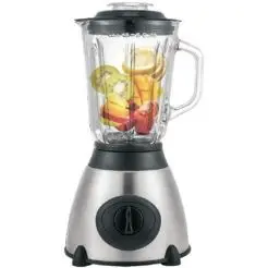 Blender stål med glaskande - 1,5 liter -