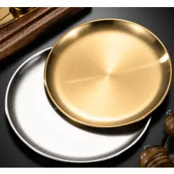 DACORE Tallerken i "guld" - Ø20 cm - 