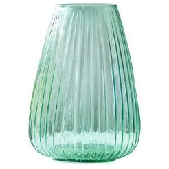 BITZ Kusintha vase i glas 22 cm - grøn - 