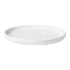 DACORE Tallerken i genanvendt plast Ø27,4 cm - hvid -