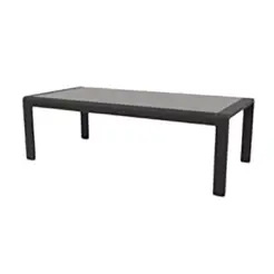 Sofabord 130x60 cm - sort/beton - 