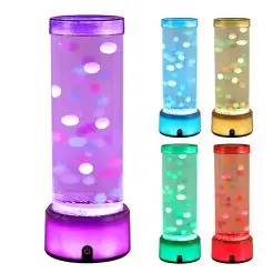 Jellyball lampe med RGB-lys Ø12,4 x 33 cm -