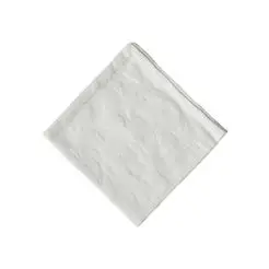 DACORE Mundserviet jacquard med blomster 40 x 40 cm - 4 stk. - hvid -