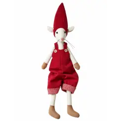 DACORE Julemus 41 cm rød/natur - dreng - 