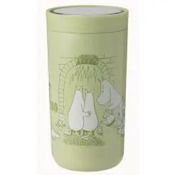 STELTON To go click moomin termokop 0,2 liter - moomin home - grøn - 