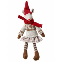 DACORE Julemus i strik 33 cm - pige -