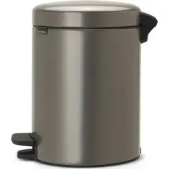 BRABANTIA Pedalspand newclon 5 liter - platinium -
