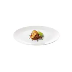 AIDA Relief frokosttallerken 22 cm 4 stk - hvid - 