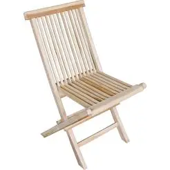 TEAK Foldestol mondena u/armlæn -