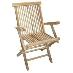 TEAK Foldestol mondena m/armlæn -