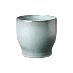 KNABSTRUP Keramik Urtepotteskjuler, soft mint, Ø14,5 cm -