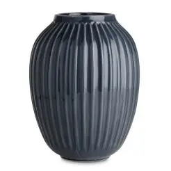 KÄHLER Hammershøi vase 25,5 cm - antracit -