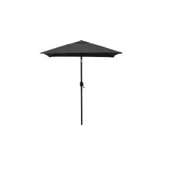 HOFFMANN Alu parasol barcelona 2x2m m/tilt - grå -