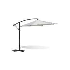 HOFFMANN Alu hængeparasol malaga Ø3m - natur -