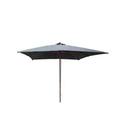 HOFFMANN Parasol nice 3 x 3 meter - grå -