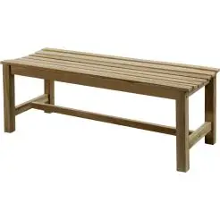 TEAK Vaskebænk / havebænk 120 cm -