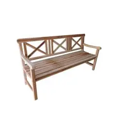 TEAK Havebænk - 4 pers/180 cm -