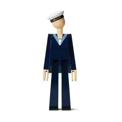 KAY BOJESEN Marine mørk blå/hvid -